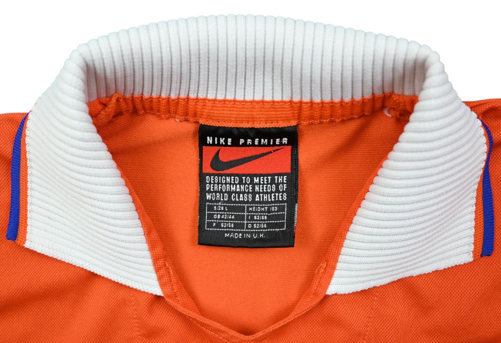 Maillot Pays-Bas 1997-98 Nike Player Issue Manches Longues