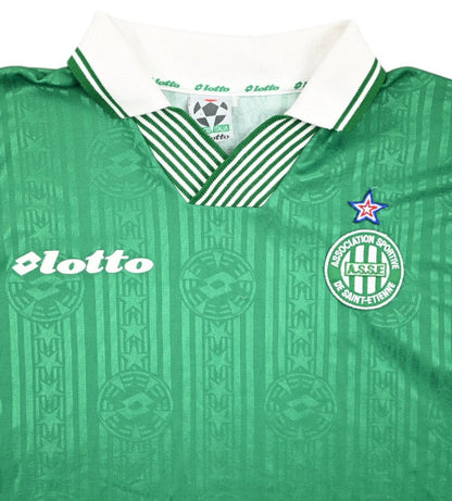 Maillot Saint-Étienne 1997-98 Lotto Manches Longues - Vintage S