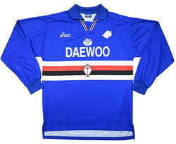 Maillot Sampdoria 1997-98 Asics Domicile Vintage #16 Manches Longues