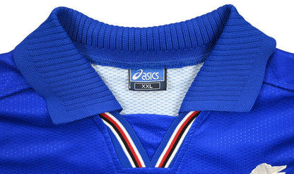Maillot Sampdoria 1997-98 Asics Domicile Vintage #16 Manches Longues