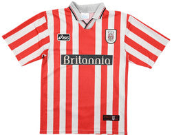Maillot Stoke City Domicile 1997-98 Asics Britannia vintage