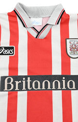 Maillot Stoke City Domicile 1997-98 Asics Britannia vintage
