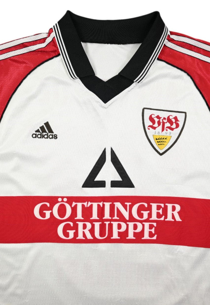 Maillot VFB Stuttgart 1997-98 Adidas Domicile Akpoborie Vintage