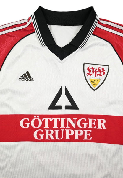 Maillot VFB Stuttgart 1997-98 Adidas Domicile Akpoborie Vintage