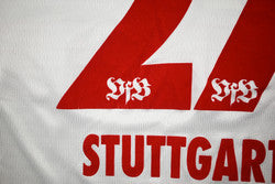 Maillot VFB Stuttgart 1997-98 Adidas Domicile Akpoborie Vintage