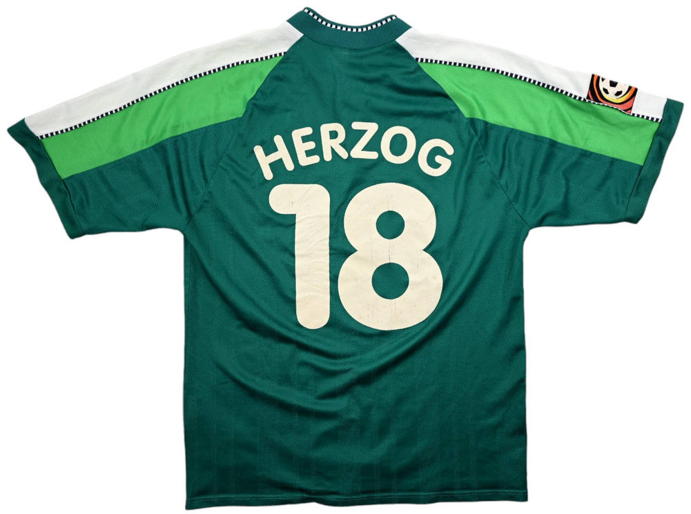 Maillot Werder Bremen 1997-98 Puma Herzog vintage domicile