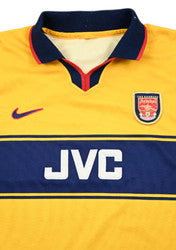Maillot Arsenal Extérieur Nike JVC 1997-99 vintage Boys L
