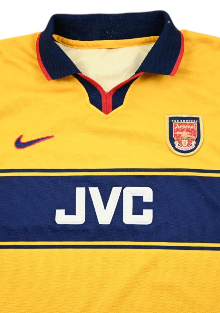 Maillot Arsenal Extérieur Nike JVC 1997-99 vintage Boys L