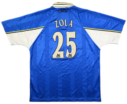 Maillot Chelsea 1997-99 Umbro Domicile Zola Vintage XL