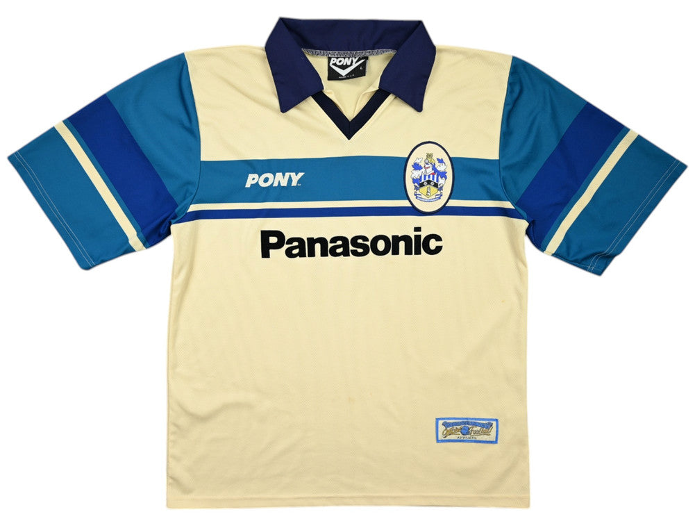 Maillot Huddersfield Town Extérieur Pony 1997-99 Panasonic vintage