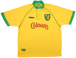Maillot Norwich City Domicile 1997-99 Pony Vintage Colman's