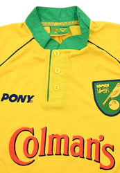 Maillot Norwich City Domicile 1997-99 Pony Vintage Colman's