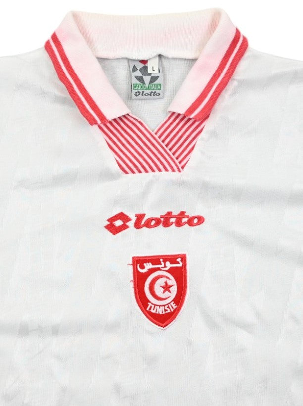 Maillot Tunisie 1997 Lotto vintage – Taille L – 8/10
