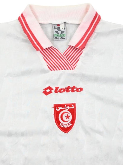 Maillot Tunisie 1997 Lotto vintage – Taille L – 8/10