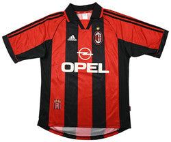 Maillot AC Milan Domicile Adidas 1998-2000 vintage OPEL
