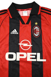 Maillot AC Milan Domicile Adidas 1998-2000 vintage OPEL