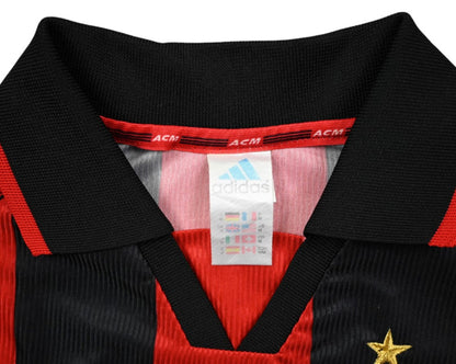 Maillot AC Milan Domicile Adidas 1998-2000 vintage OPEL