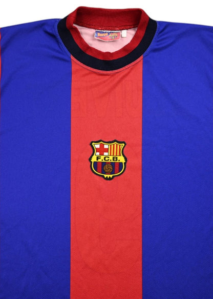 Maillot FC Barcelona Domicile 1998-2000 Kluivert Vintage Official