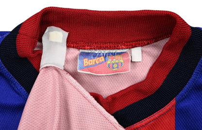 Maillot FC Barcelona Domicile 1998-2000 Kluivert Vintage Official