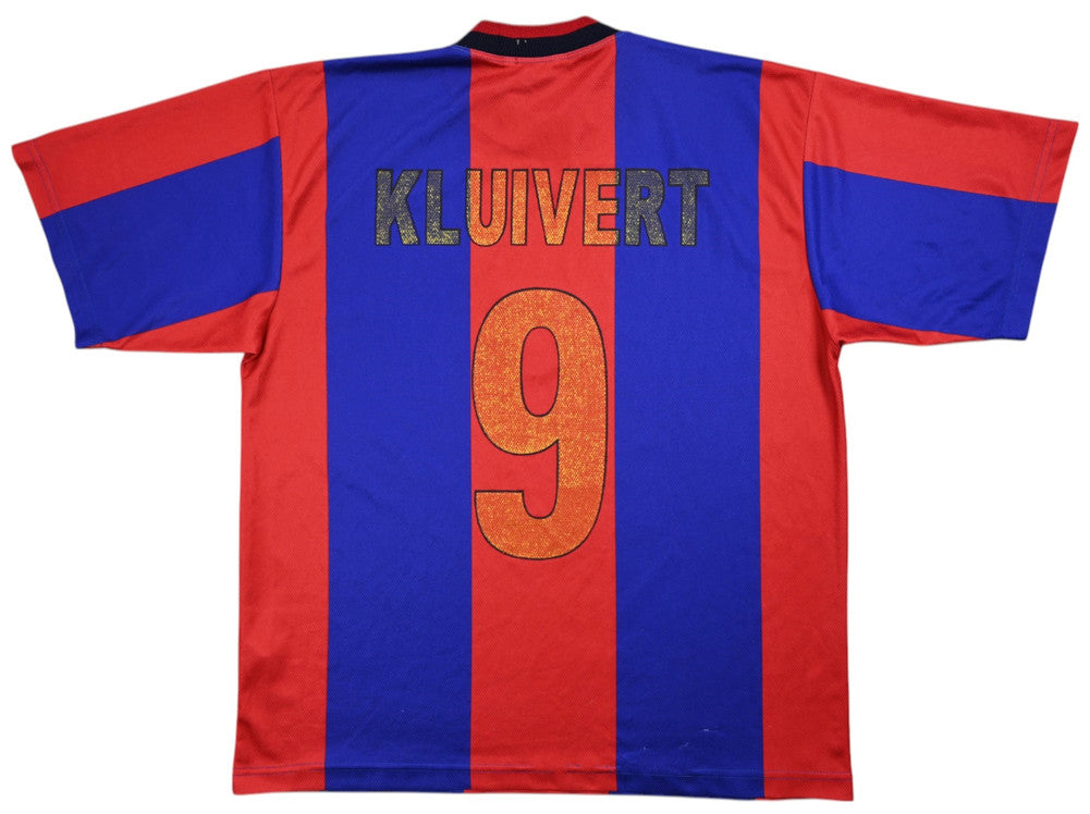 Maillot FC Barcelona Domicile 1998-2000 Kluivert Vintage Official