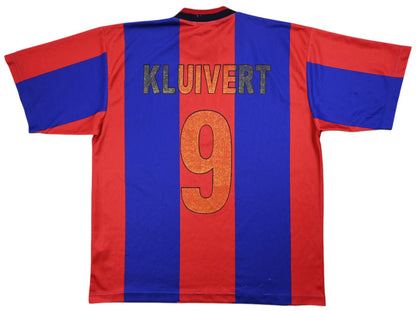 Maillot FC Barcelona Domicile 1998-2000 Kluivert Vintage Official