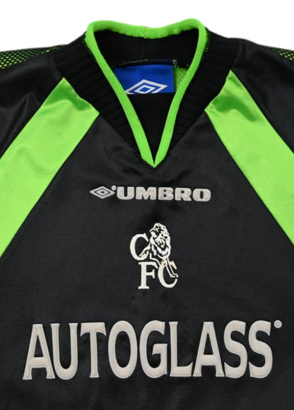 Maillot Gardien Chelsea 1998-2000 Umbro Autoglass vintage