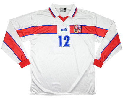 Maillot République Tchèque Extérieur Puma 1998-2000 Player Issue