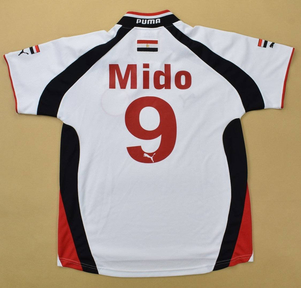 Maillot Égypte 1998-2000 Puma Match Issue Mido vintage