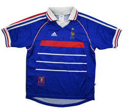 Maillot France Domicile Adidas 1998-2000 Flocage Zidane Vintage