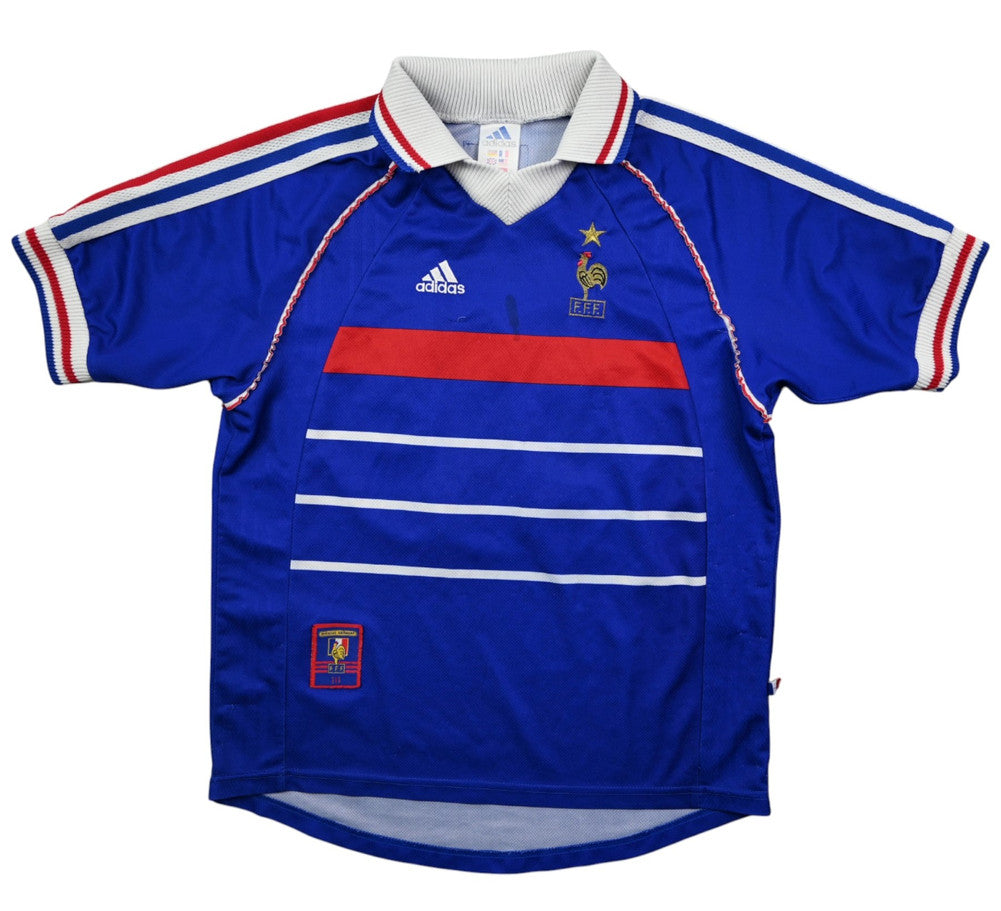 Maillot France Domicile Adidas 1998-2000 Flocage Zidane Vintage