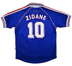 Maillot France Domicile Adidas 1998-2000 Flocage Zidane Vintage
