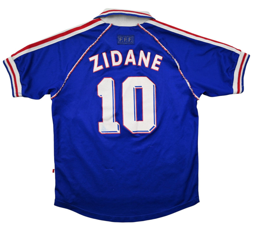 Maillot France Domicile Adidas 1998-2000 Flocage Zidane Vintage