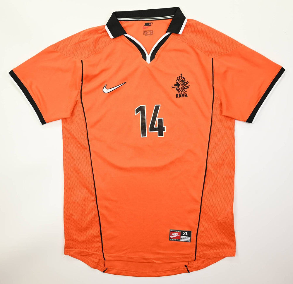 Maillot Pays-Bas Nike 1998-2000 Overmars vintage 9/10