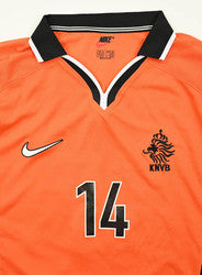 Maillot Pays-Bas Nike 1998-2000 Overmars vintage 9/10