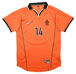 Maillot Pays-Bas Nike 1998-2000 Overmars vintage 9/10