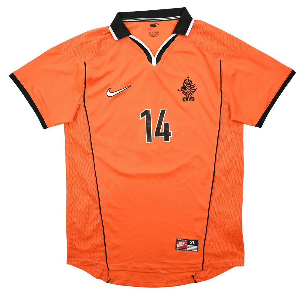 Maillot Pays-Bas Nike 1998-2000 Overmars vintage 9/10