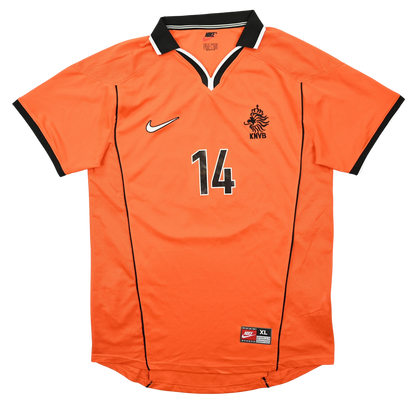 Maillot Pays-Bas Nike 1998-2000 Overmars vintage 9/10