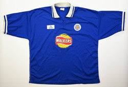 Maillot Leicester City Domicile 1998-2000 Fox Leisure Walkers vintage