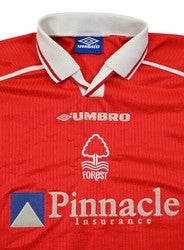 Maillot Nottingham Forest Domicile Umbro 1998-2000 vintage