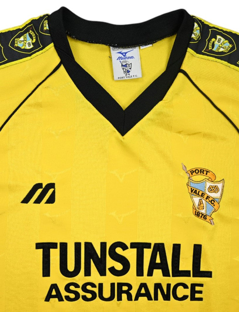 Maillot Port Vale Extérieur Mizuno 1998-2000 Vintage Tunstall