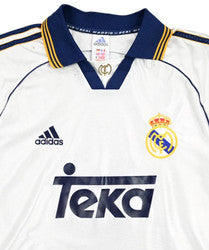 Maillot Real Madrid 1998-2000 Adidas Mijatovic Domicile Vintage