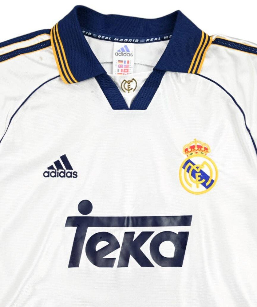 Maillot Real Madrid 1998-2000 Adidas Mijatovic Domicile Vintage