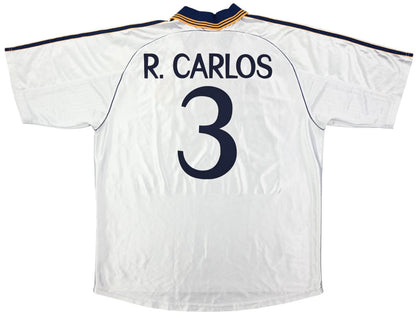 Maillot Real Madrid Extérieur Adidas 1998-2000 Roberto Carlos vintage