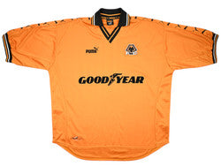 Maillot Wolverhampton Extérieur Puma 1998-2000 Goodyear vintage