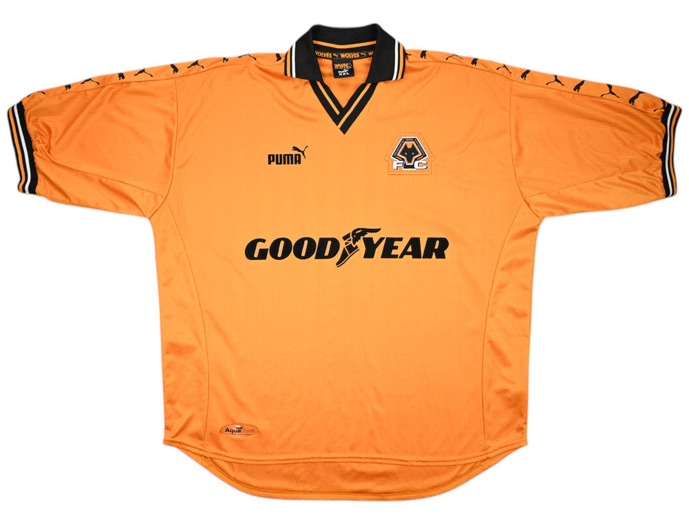 Maillot Wolverhampton Extérieur Puma 1998-2000 Goodyear vintage