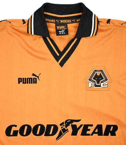 Maillot Wolverhampton Extérieur Puma 1998-2000 Goodyear vintage