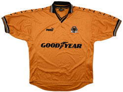 Maillot Wolverhampton Extérieur Puma 1998-2000 Goodyear vintage