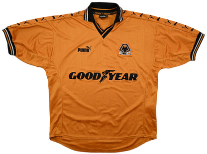 Maillot Wolverhampton Extérieur Puma 1998-2000 Goodyear vintage