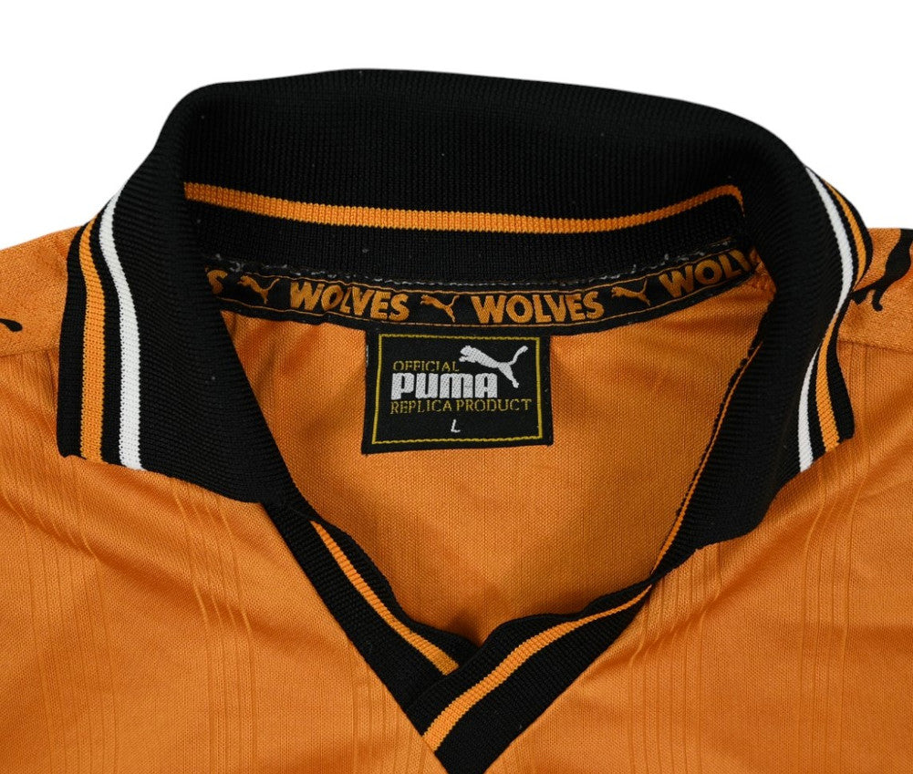Maillot Wolverhampton Extérieur Puma 1998-2000 Goodyear vintage