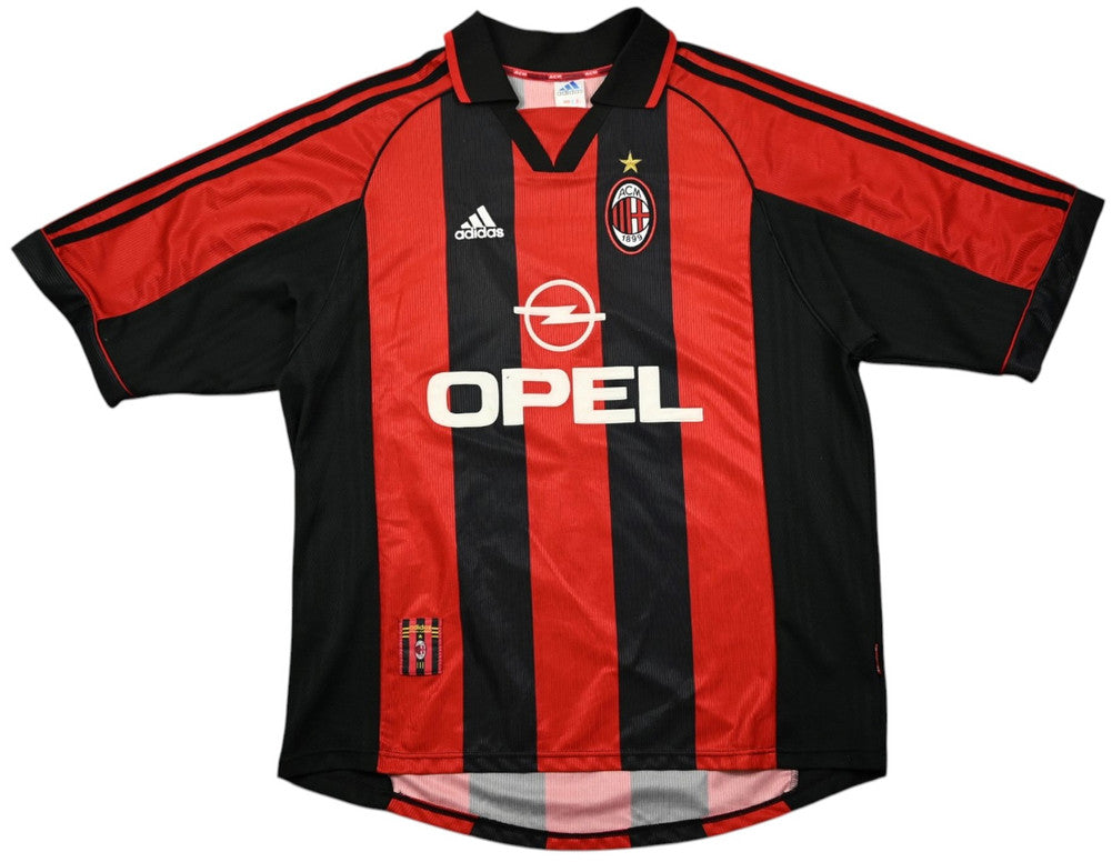 Maillot AC Milan 1998-99 Adidas Domicile OPEL Vintage XL